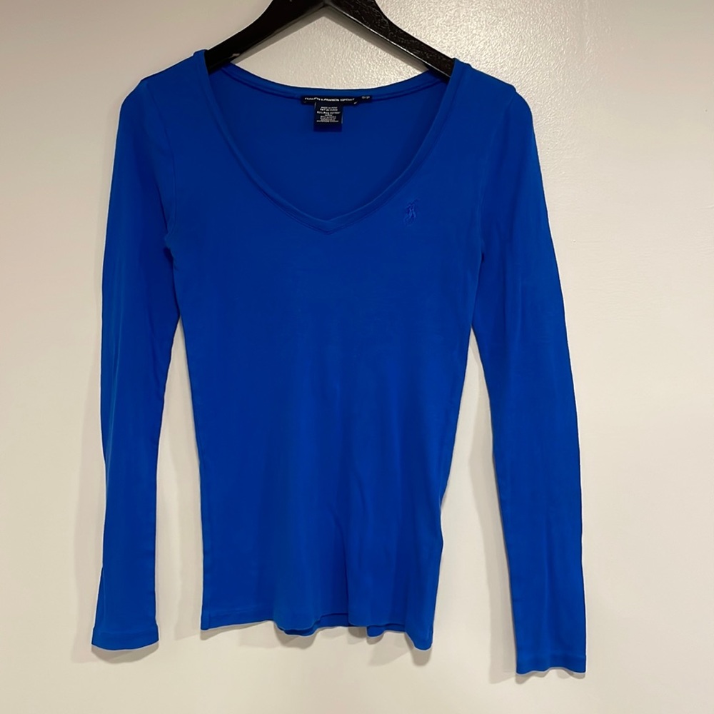 Ralph Lauren Sport Long Sleeve V Neck Shirt